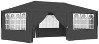 vidaXL Partyzelt, Profi-Pavillon mit Seitenw&auml;nden 4&times;6 m Anthrazit 90 g/m&sup2;