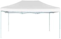 vidaXL Partyzelt, Pavillon Faltbar 3x4,5 m Wei&szlig;