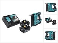 Makita Nagler DBN 500 RT Akku Stauchkopfnagler 18 V 15-50 mm + 2x Akku 5,0 Ah + Lad