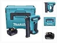 Makita Stauchkopfnagler DFN 350 T1J Akku Stauchkopfnagler 18 V 15 - 35 mm + 1x...
