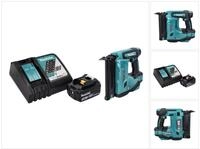 Makita Nagler DBN 500 RF1 Akku Stauchkopfnagler 18 V 15-50 mm + 1x Akku 3,0 Ah + La