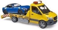 Bruder&reg; Spielzeug-Abschlepper Sprinter Autotransporter mit Light & Sound 02675