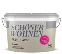 SCH&Ouml;NER WOHNEN FARBE Wandfarbe SW Trend Wandfarbe matt 2,5L Finca 1565