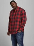 Jack & Jones PlusSize Karohemd GINGHAM TWILL SHIRT Bis Gr&ouml;&szlig;e 6XL