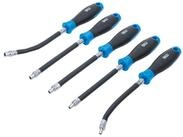 BGS B&uuml;ro-Set BGS Flexibler Schraubendreher-Satz mit Rundgriff E-Profil E 4 - E 8 Kl