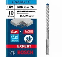 BOSCH Betonbohrer Bosch EXPERT 10 x SDS plus 10 x 100 x 165 mm 7X Hammerbohrer