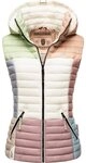 Navahoo Steppweste Shadaa Multikulti &Auml;rmellose Damen Weste im Colourblocking-Stil