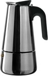 LEONARDO Espressokocher, 0,3l Kaffeekanne, Edelstahl