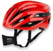 KED Fahrradhelm Rayzon Sporthelm, Bel&uuml;fteter Rennradhelm Mit LED R&uuml;cklicht