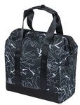 Basil Fahrradtasche Basil Shoppertasche Grand Flower schwarz Hook On-System...