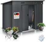 KESSER Gartenhaus, Ger&auml;tehaus Metall 4 m&sup3; mit Fundament 194x112x181 cm