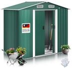 KESSER Gartenhaus, BxT: 131x131 cm, XL Metall Ger&auml;tehaus 4,2m&sup3; mit Fundament