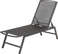 Trend Line Gartenliege TrendLine Alu Sonnenliege Comfort Textilen, R&uuml;ckenlehne