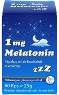 Pharma Peter GmbH MELATONIN 1 mg Kapseln Kapseln, 60 St.