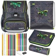 Herlitz Schulranzen Set Loop Plus 10-teilig 2026 Jungen Dragon Tale