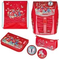 Herlitz Schulranzen Herlitz Schulranzen Set FiloLight Plus Vintage Love 6-teilig