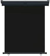 vidaXL Seitenmarkise Balkon-Seitenmarkise 140 &times; 250 cm Schwarz
