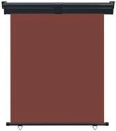 vidaXL Seitenmarkise Balkon-Seitenmarkise 140 &times; 250 cm Braun