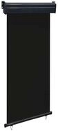vidaXL Seitenmarkise Balkon-Seitenmarkise 105x250 cm Schwarz (1-St)