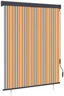 Rollo Au&szlig;enrollo 140x250 cm Gelb und Blau, vidaXL