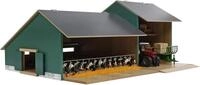 Kids Globe Spielwelt Van Manen Kids Globe Farming Kuh Stall mit Werkstatt 1:32 Holz