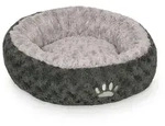 Nobby Tierbett Seoli, Mikrofaser, rund grau 100 cm