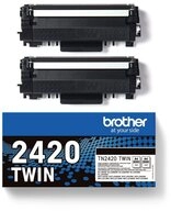 Brother Tonerkartusche 2 Tonerkartuschen TN-2420 je ca. 3.000 Seiten - black