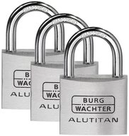 Burg W&auml;chter Vorh&auml;ngeschloss BURG-W&Auml;CHTER Vorh&auml;ngeschloss-Set 36251