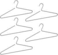 WENKO Kleiderb&uuml;gel Modell Lux, (Set, 5-tlg), Garderobenb&uuml;gel aus Aluminium,
