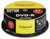Intenso DVD-Rohling 25 Intenso Rohlinge DVD-R printable 4,7GB 16x Spindel