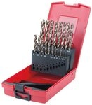 KS Tools Spiralbohrer, (19-tlg), HSS-G Co 5 Satz, Kunststoffkassette 19-teilig...