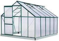BRAST Gew&auml;chshaus ALU mit Fundament rostfrei 310x250x205cm T&Uuml;V gepr&uuml;ft, BxTxH: 250