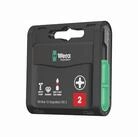 Wera Bit-Set Wera Bitgro&szlig;packung (15 Stk) IMPAKTOR Diamond 1/4&Prime; PZD 2 L&auml;nge...
