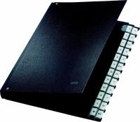 LEITZ Organisationsmappe Pultordner A-Z PP schwarz