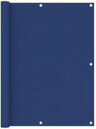 vidaXL Seitenmarkise 120 x 500 cm Balkon-Sichtschutz Blau 120x500 cm...