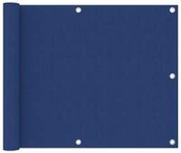 vidaXL Seitenmarkise 75 x 500 cm Balkon-Sichtschutz Blau 75x500 cm Oxford-Gewebe