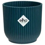 Elho Blumentopf Elho Pflanztopf Vibes 9 cm x 9 cm tiefes blau blau