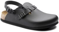 Birkenstock Clog Kay Superlauf, WB, Naturleder, schwarz Pantolette