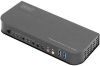 Digitus Digitus DS-12850 2+2 Port KVM-Umschalter DisplayPort&reg;, HDMI Fernbedien