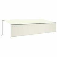 vidaXL Markise Markise Manuell Einziehbar mit Rollo 6x3 m Creme (1-St)