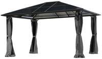 BRAST Pavillon Summerdream Aluminium 3x4m Garten Moskitonetz T&Uuml;V gepr&uuml;ft, mit...