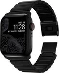 Nomad Wechselarmband Apple Watch 42 / 44 / 45 / 49 mm, Edelstahl Schwarz