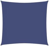 vidaXL Sonnensegel Sonnensegel Oxford-Gewebe Quadratisch 6x6 m Blau, (1-tlg)