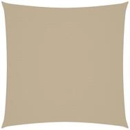 vidaXL Sonnensegel Sonnensegel Oxford-Gewebe Quadratisch 6x6 m Beige, (1-tlg)