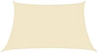 vidaXL Sonnensegel Sonnensegel 160 g/m&sup2; Creme 3/4x2 m HDPE, (1-tlg)
