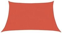 vidaXL Sonnensegel Sonnensegel 160 g/m&sup2; Terrakottarot 3/4x2 m HDPE, (1-tlg)