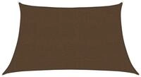 vidaXL Sonnensegel Sonnensegel 160 g/m&sup2; Braun 3/4x2 m HDPE, (1-tlg)