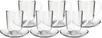 LEONARDO Latte-Macchiato-Tasse NAPOLI, 12-tlg., Glas, 380 ml, 12-teilig