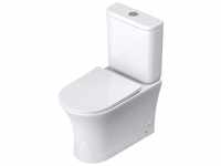doporro Tiefspül-WC Design Stand-WC Toilette Silent-Close spülrandlose...