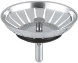 Grohe K&uuml;chensp&uuml;le 42580 Stopfen f&uuml;r K&uuml;chensp&uuml;le, edelstahl geb&uuml;rstet...